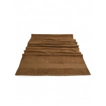 Банное махровое полотенце, коричневый, 70х140