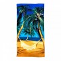 Полотенце пляжное махрово-велюровое 70x140 арт-12180